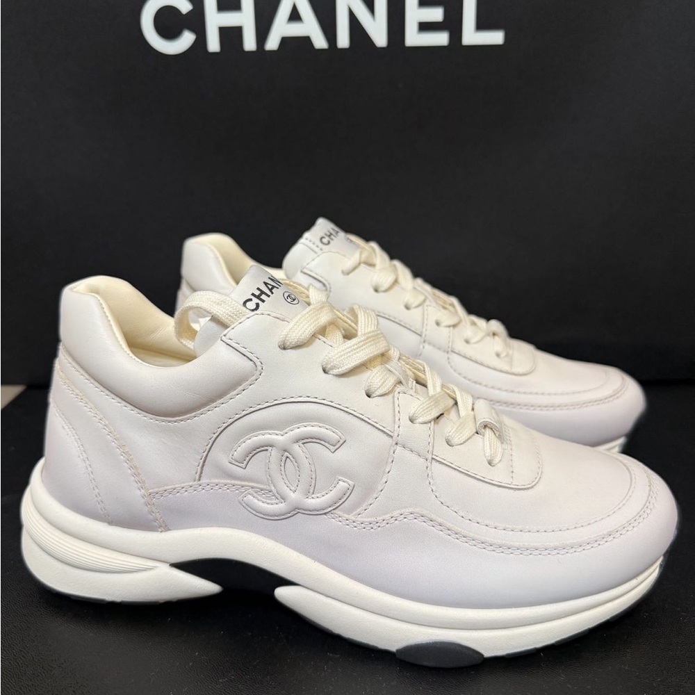CHANEL Women's Ivory Sneakers